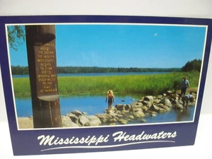 Vintage Postkarte Mississippi Oberlauf Itasca State Park Minnesota unbesendet - Bild 1 von 2
