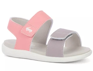 Toddler Girls Pink & Mauve Sandals Open Toe Hook & Loop Lightweight Size 11 New - Picture 1 of 6