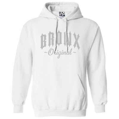 Bronx Original Outlaw HOODIE | The Born in Straight Outta Mens Hooded Sweatshirt - Image 1 of 4