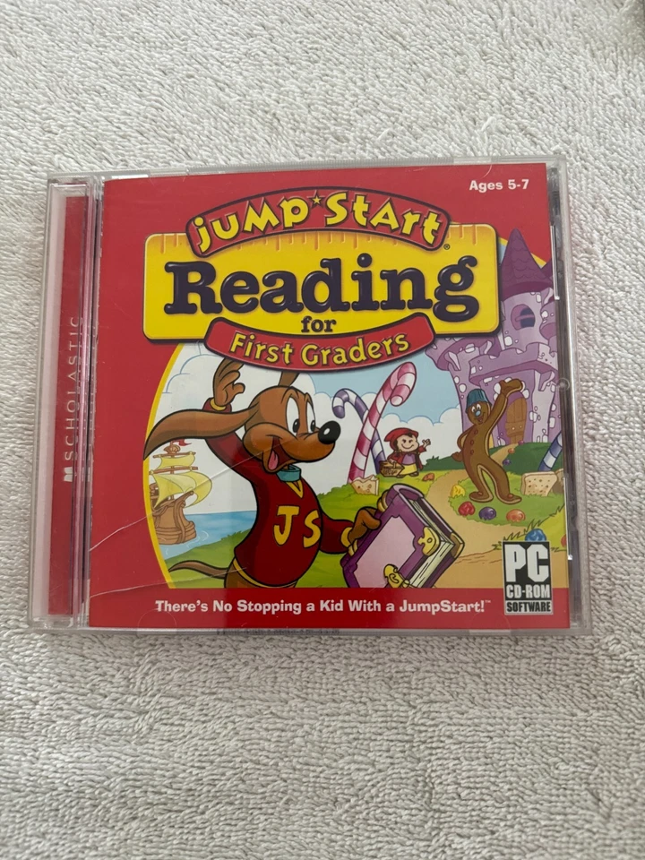 Jump Start Reading for First Graders CD-Rom Ages 5-7 - PAPER INSERTS NOT INCLUDE - Image 1 of 2