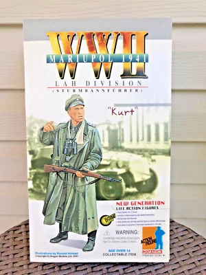 WWII DRAGON GERMAN LAH DIV STURMBANNFUHRER MARIUPOL 1941 ACTION FIGURE 1/6 NIB - Image 1 of 4
