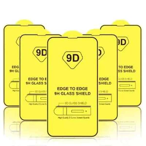 Edge to Edge Screen Protector iPhone XR XS X 11 12 13 14 15 Tempered 9D Glass - Picture 1 of 4