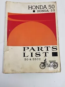 Honda 50-55 cc Parts List Model C100 C105 - Picture 1 of 9