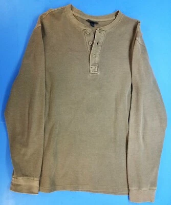 Breakwater Mens Shirt Men's PULLOVER CASUAL SHIRT Long Sleeve Gray - SMALL - Image 1 of 4