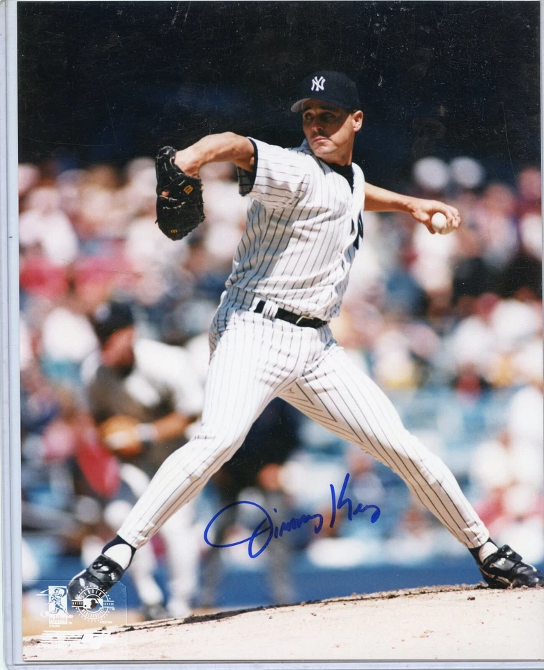 YANKEES JIMMY KEY SIGNED 8x10 PHOTO - Image 1 of 1