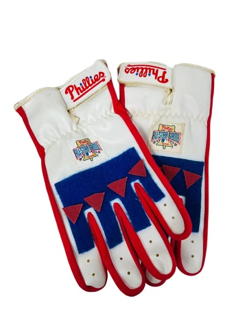 PHILADELPHIA PHILLIES VINTAGE 1996 MLB ALL-STAR GAME BATTING GLOVE SET (2) Cover