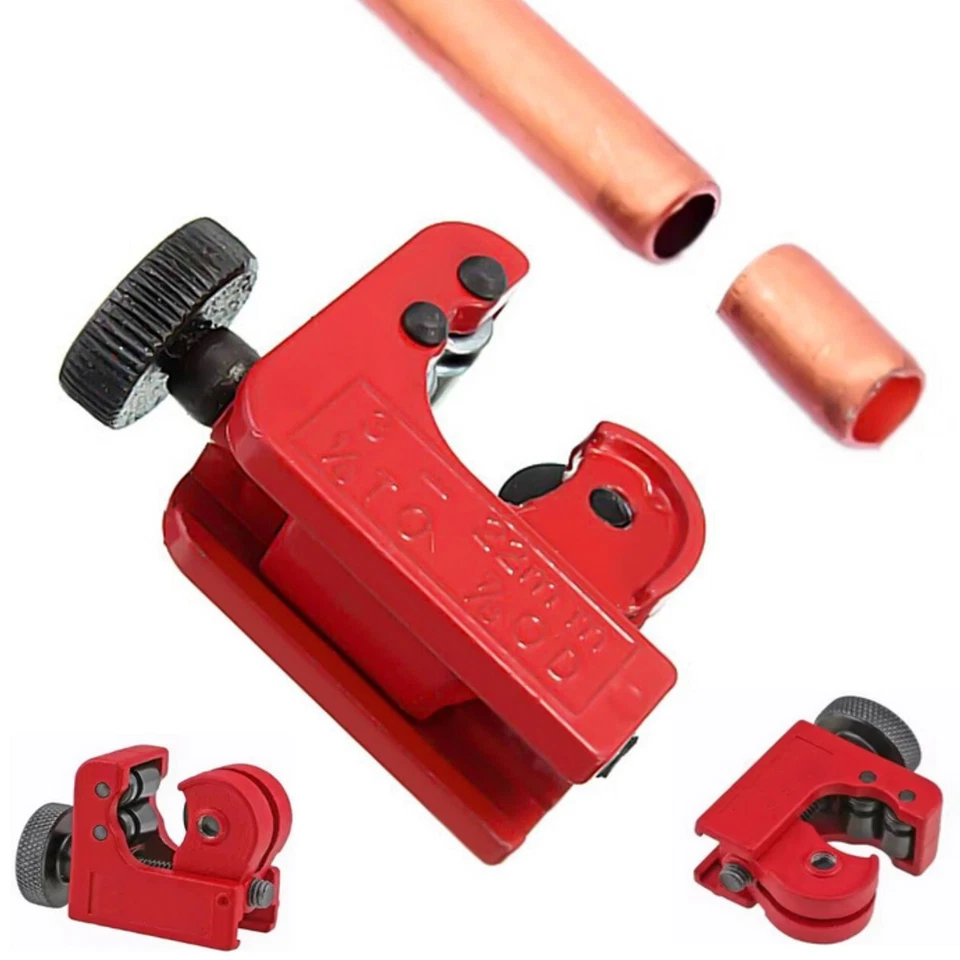 Mini Tube Cutter 3-22mm Heavy-Duty Pipe Cutter for Copper, Brass & Aluminium - Image 1 of 2