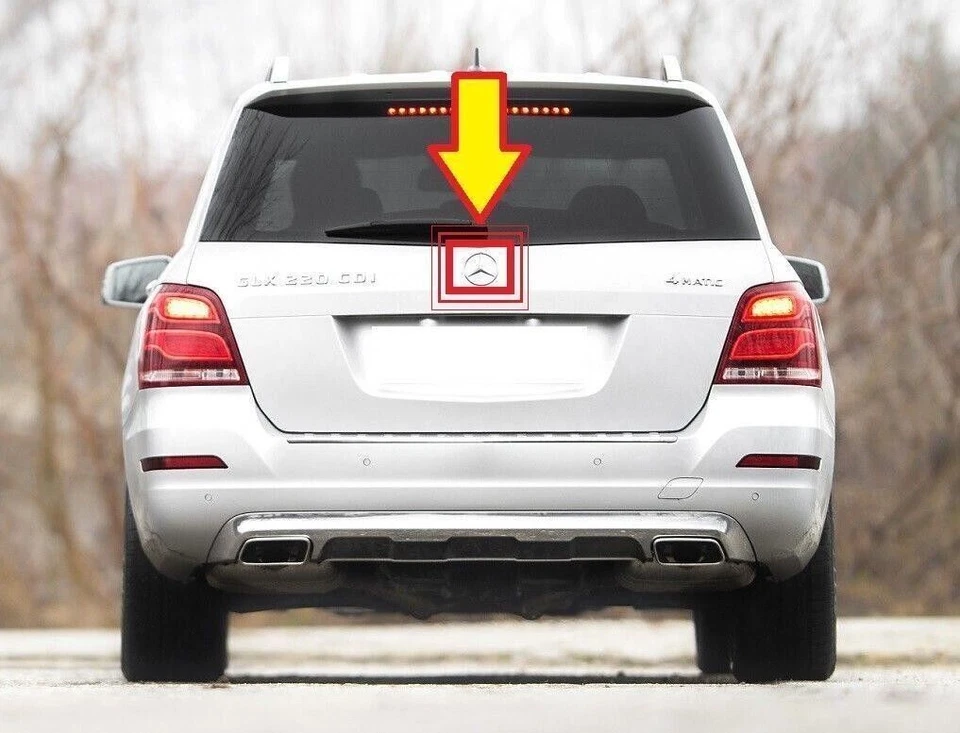 NUEVO GENUINO MERCEDES BENZ MB GLK X204 TAPA MALETERO ESTRELLA EMBLEMA INSIGNIA Foto 1 de 4