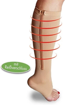 Kompressions Strümpfe Kniestrümpfe Größe S/M (R-154) - Bild 1 von 2