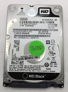 Disco duro para computadora portátil WD WD5000LPLX negro 500 GB 2,5 pulgadas SATA probado - Imagen 1 de 2