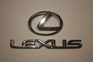 Lexus ES300 1997-2001 tapa maletero trasero emblemas logotipo escritura placa de identificación cromada - Imagen 1 de 1