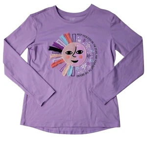 NWT Girls MEMBERS MARK Eyes on the stars feet on the ground tee 14/16 - Picture 1 of 2