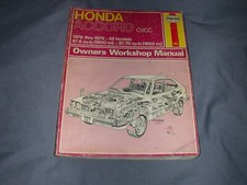 New ListingHaynes Repair (Shop) Service Manual - 1976-1979 Honda Accord Cvcc