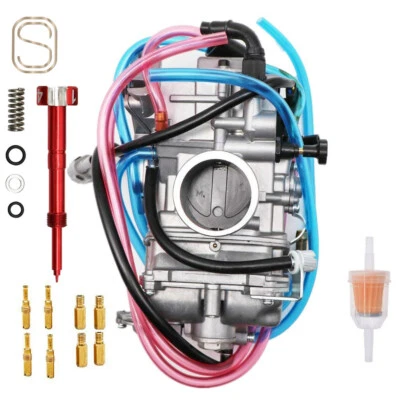 Carburador con tornillo de mezcla para Kawasaki KX450F KLX 450R YAMAHA YZ400F Husqvarna Foto 1 de 4