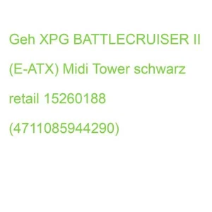 Geh XPG BATTLECRUISER II (E-ATX) Midi Tower schwarz retail 15260188 (47110859442 - Bild 1 von 2