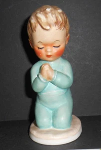 Vintage Goebel Hummel Figurine “Bless Us All” W. Germany 5.5" Tall Boy Praying - Picture 1 of 4
