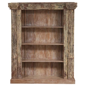 Madera Maciza Estante 190CM Vintage de Pie para Libros Ambientes Boho Moderno - Imagen 1 de 7
