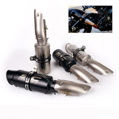 Sistema de puntas silenciador tubo medio escape negro deslizamiento para Suzuki GSXR1000 R 2012-2022 Foto 1 de 4