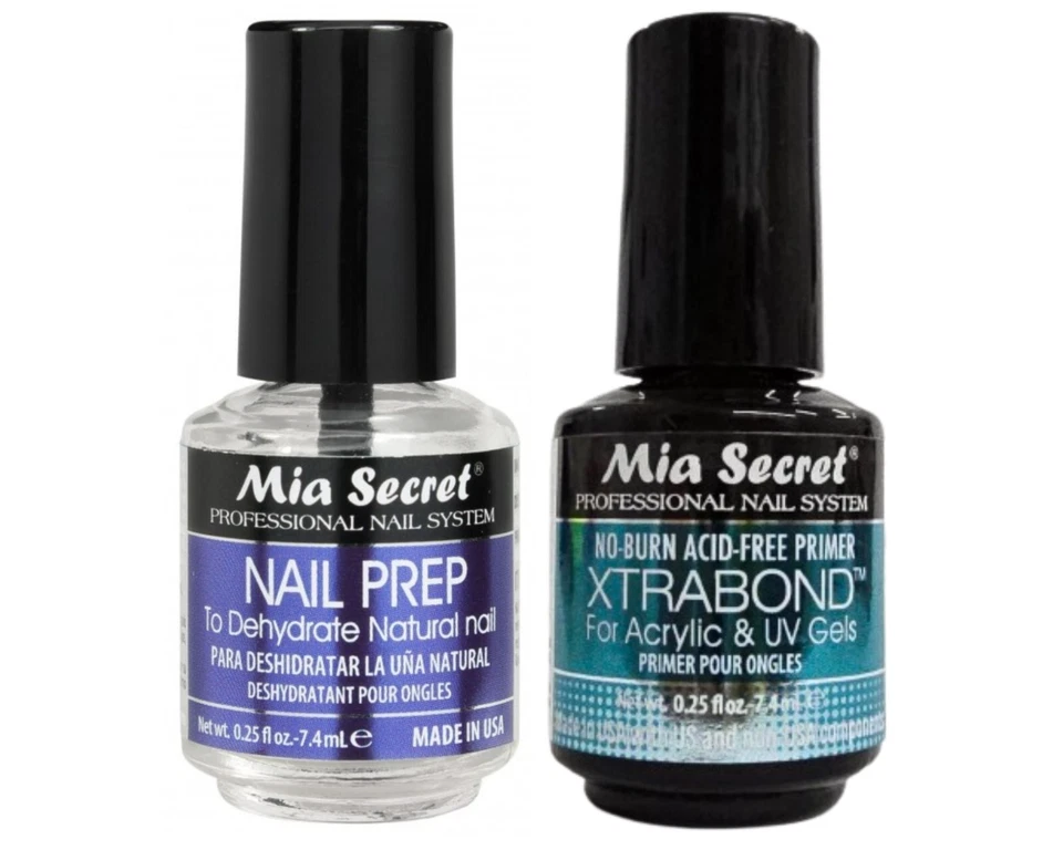 Combo Mia Secret Nail Prep 0,25 oz y Xtrabond Primer 0,25 oz Foto 1 de 1
