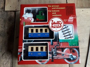LGB 70302 Startpackung mit Dampflok,2 Wagen und zusätzlichen Schienen - Bild 1 von 6