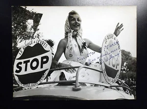 Ancienne photographie D. Vilbray Miss Stop Tour de France  - Picture 1 of 2