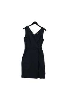 Laura Clement Women's Midi Dress UK 10 Blue Cotton - Picture 1 of 5