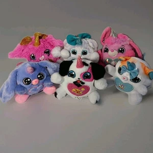 Zuru Rainbocorn Kittycorn and Puppycorn Lot Of 6 Plush Unicorn Pets - Picture 1 of 4