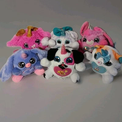 Zuru Rainbocorn Kittycorn and Puppycorn Lot Of 6 Plush Unicorn Pets - Image 1 of 4