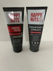 Happy Nuts Set Of 2 Comfort Cream Lotion To Powder - Picture 1 of 2