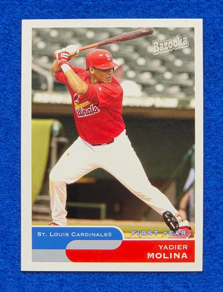 YADIER MOLINA 2004 Topps Bazooka baseball #275 ROOKIE card St Louis Cardinals RC - Image 1 of 1