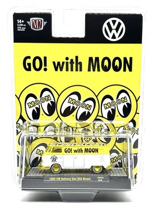 M2 MACHINES CHASE 1960 VW DELIVERY VAN USA MODEL MOONEYES HOBBY EXCLUSIVE 1/476 - Image 1 of 2