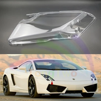 Right Headlight Clear Lens Shell + Seal Glue For Lamborghini Gallardo 2008-12 - Image 1 of 4