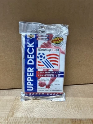 Upper Deck 1994 Copa Mundial USA Soccer Contenders Set Paquete Sellado '94 Pack Caja 143 Foto 1 de 4