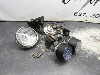 1975 Honda MT 250 MT250 Elsinore Headlight Tach Speedo Mount   2926 - Image 1 of 4