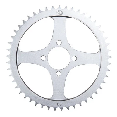 Primary Drive Rear Steel Sprocket 49 Tooth Silver For YAMAHA TTR125 2000-2001 - Image 1 of 4