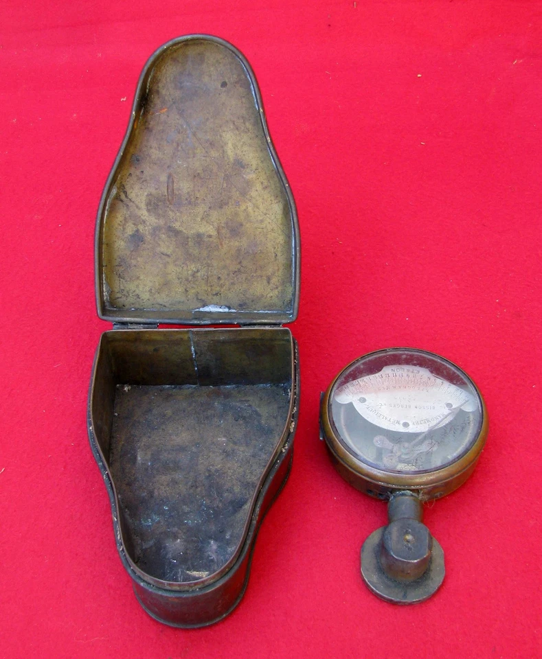 BISSON BERGES & Cie MANOMETRE METALLIQUE ANCIEN ETALON - Photo 1/4