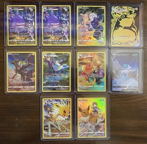 Pokemon TCG Trainer Gallery Lot 10 Gengar Pikachu Zekrom Vaporeon Eevee Jolteon - Picture 1 of 19