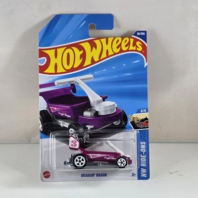 Hot Wheels Purple Draggin Wagon 2025 HW Ride Ons #68 Foto 1 de 2