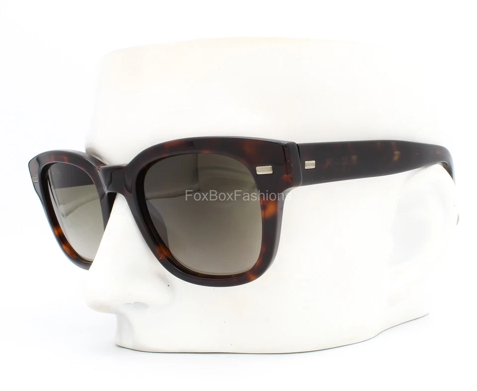 Gucci GG 1079/S WR9HA Sunglasses Polished Brown Tortoise No Case - Image 1 of 4