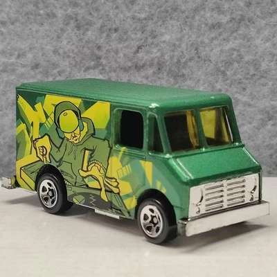 Hot Wheels VTG 1986 Green Graffiti "LETTER GETTER" - Loose Mint Condition! - Image 1 of 4