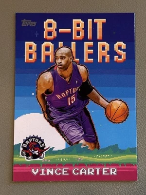 2025-26 Topps Flagship Basketball - 8-Bit Baller #8B-26 Raptors - VINCE CARTER - Image 1 of 2