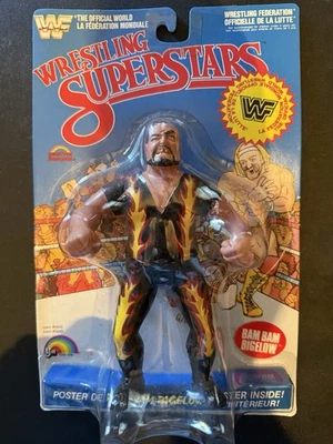 WWF LJN Wrestling superstars Bam Bam Bigelow MOC new old stock - Image 1 of 4