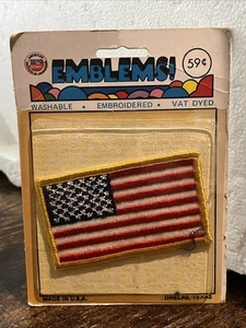Vintage United States of America Flag Patch Cloth Emblems NEW Collectible - Picture 1 of 5