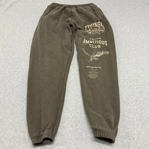Pantalones deportivos YoungLA Immortal para hombre talla L marrón gimnasio entrenamiento grandes - Imagen 1 de 8