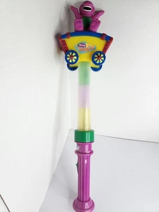 Barney Live Let’s Go Tour 2006 Zauberstab Taschenlampe mehrfarbiges Leuchtspielzeug selten Vintage - Bild 1 von 7