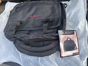 Brand new - Quest Expendable Briefcase Made In Sir Lanka New Old Stock Well Made - Picture 1 of 8