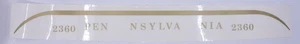Lionel 2360-11 "2360 Pennsylvania" Gold Side Sticker Decal - Picture 1 of 1