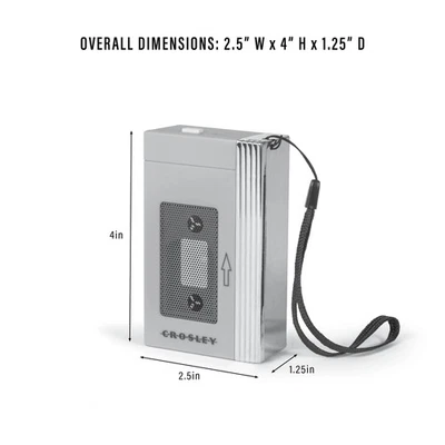 Altavoz Bluetooth Portátil Crosley Mini Retro Años 80 Foto 1 de 4