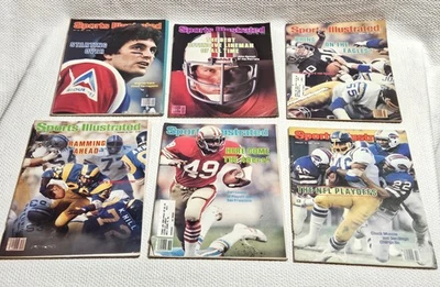 6 revistas Sports Illustrated 1981 de colección-NFL-John Hannah/Muncie/Vince Ferragamo etc. Foto 1 de 4