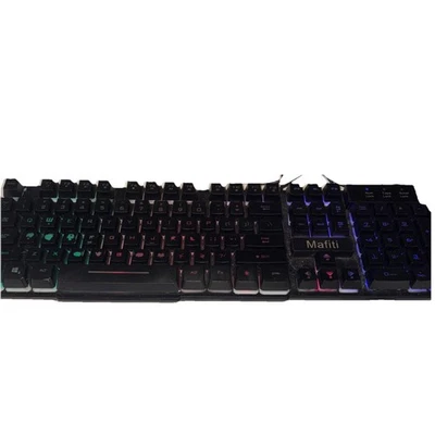 mafiti RK101 Computer Keyboard Mouse Combo Wired RGB Backlit USB Keyboard  - Image 1 of 4